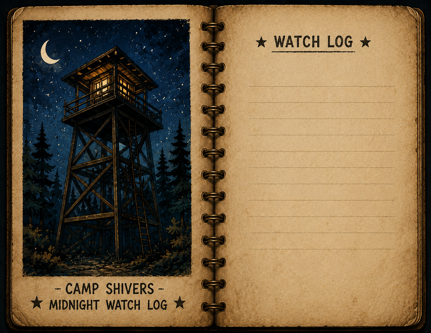 Midnight watch log